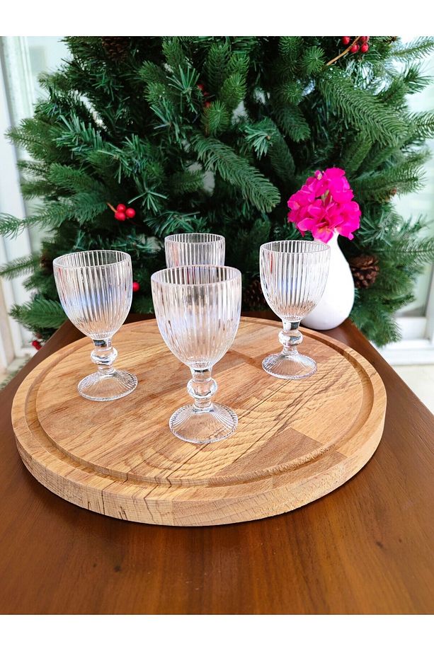Paris Footed Coffee Side 4 Set - Paris Ayaklı Kahve Yanı 4 lü Seti - 68 ml - 6