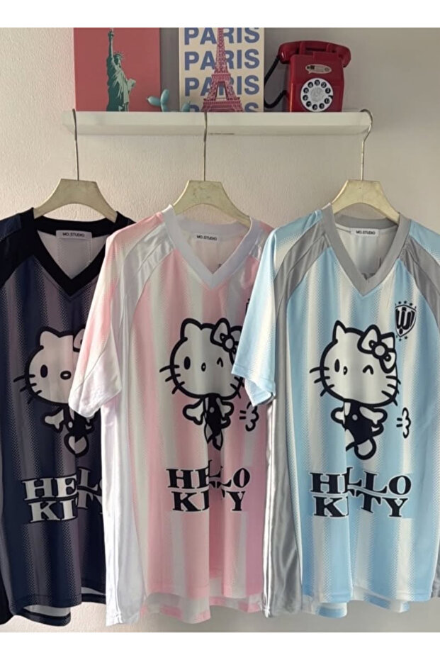 Kitty Unisex Jersey Forma - 3