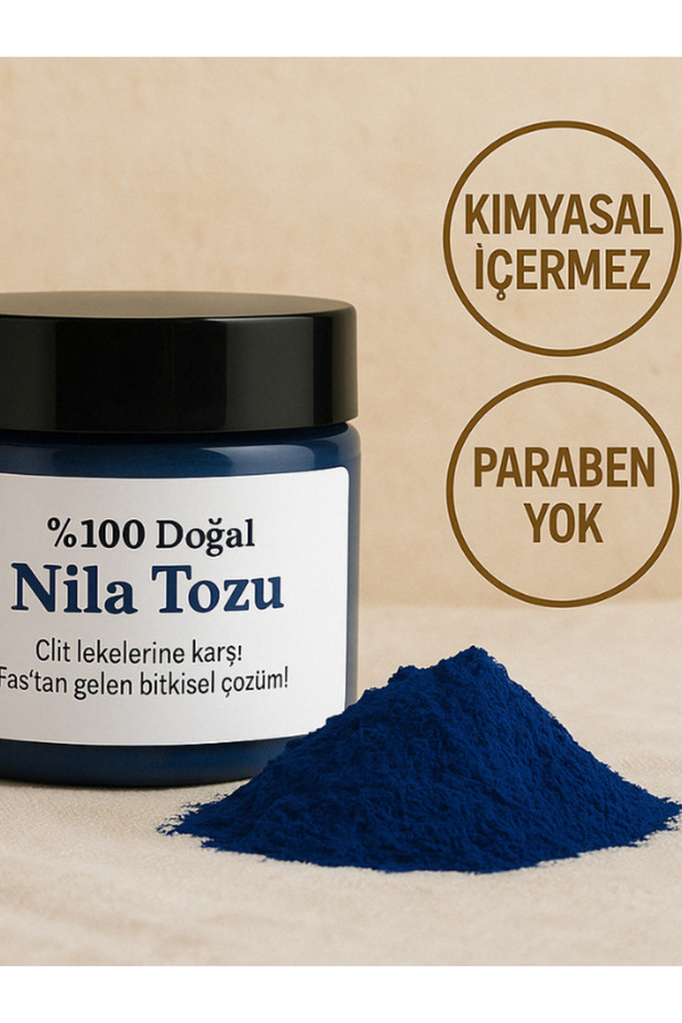 Nila Mask Moroccan Mask Powder Face Mask Skin Tone Equalizing Darkening Removing Mask 30 Gr