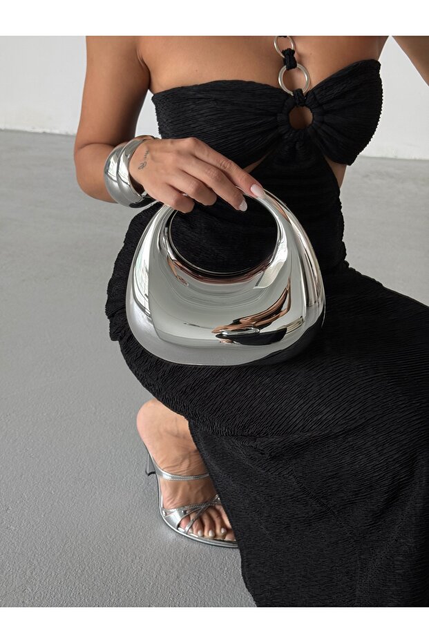 Chain Hand and Shoulder Bag - Mirror