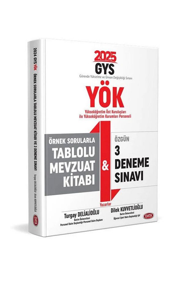 2025 Turgay Delialioğlu GYS YÖK Görevde Yükselme ve Ünvan Değişikliği Sınavına Hazırlık Seti - 3