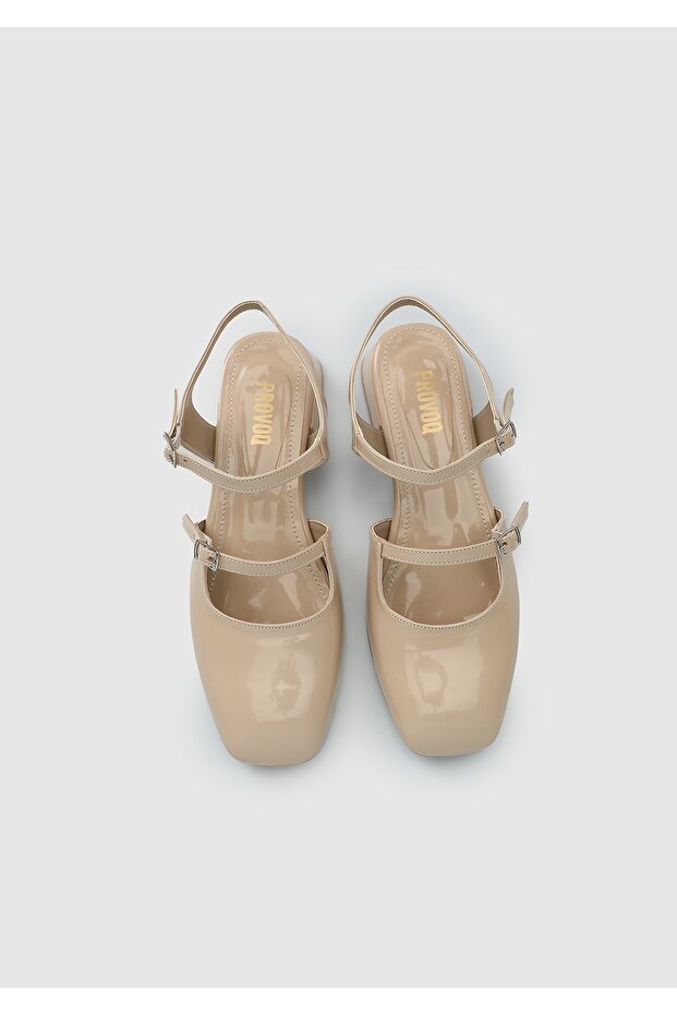 Bej Kadın Ayakkabı - 5