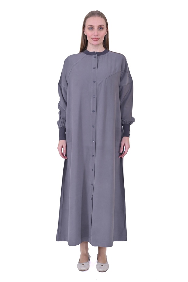 6897 Antrasit Modal Kap - 1