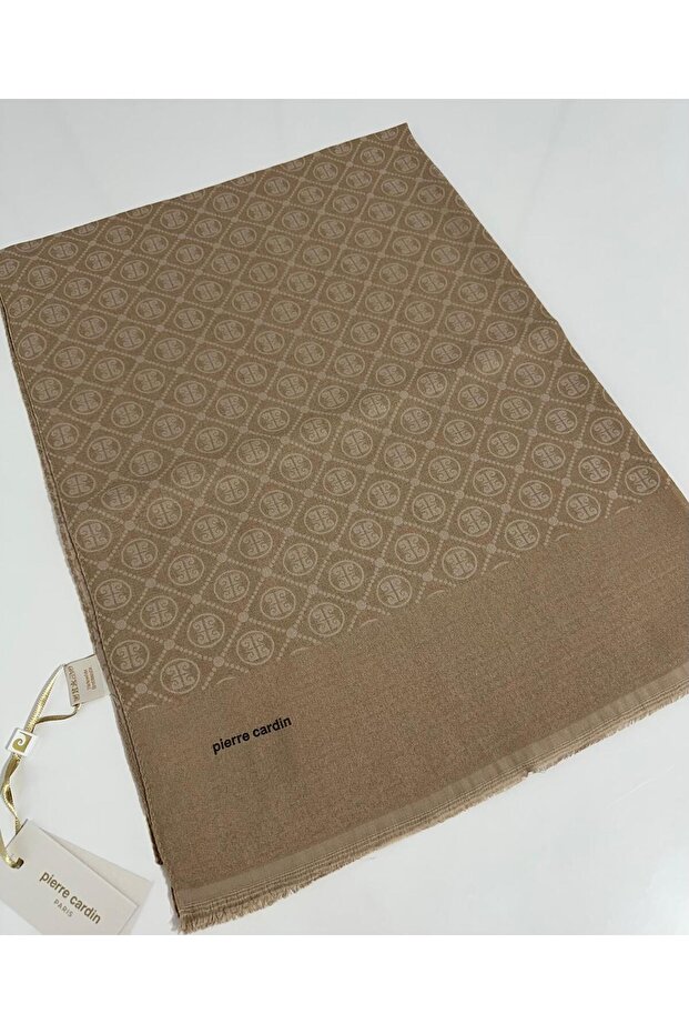 Elegans Monogram Shawl-75 X 190- 090700 -981 Gold
