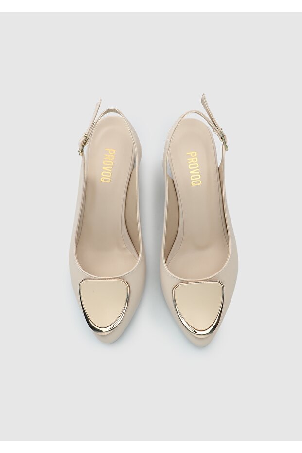 Pantofi de damă bej - 5