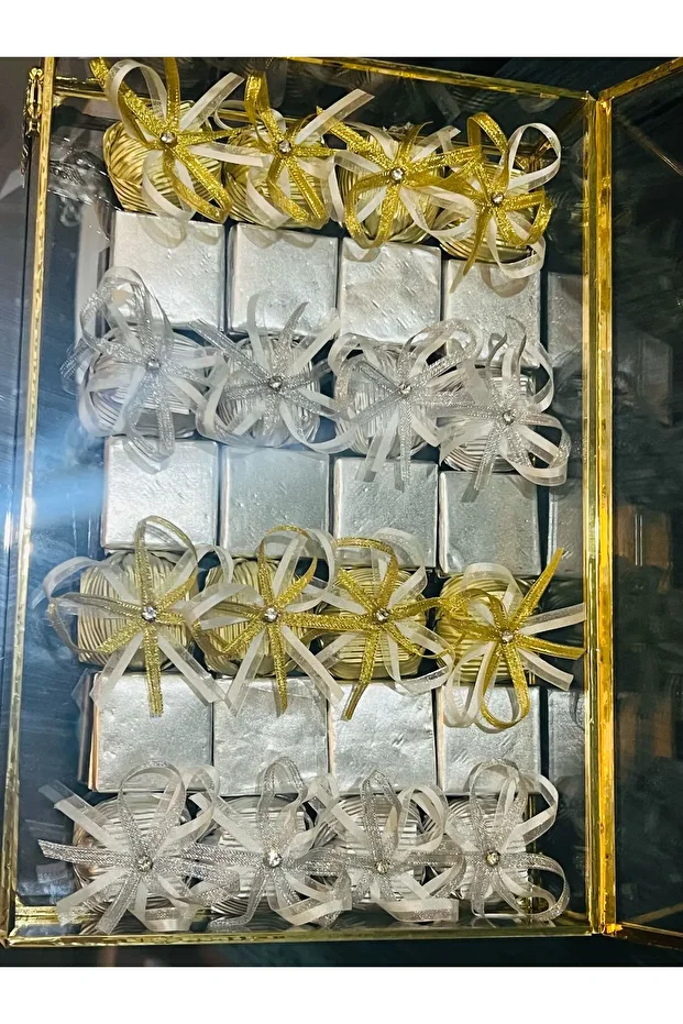 KIZ İSTEME ÇİKOLATASI,SÖZ,NİŞAN (16 ADET FINDIKLI TEKTAŞ ÇİKOLATA+24 ADET MADLEN ) ÇİKOLATASI - 2