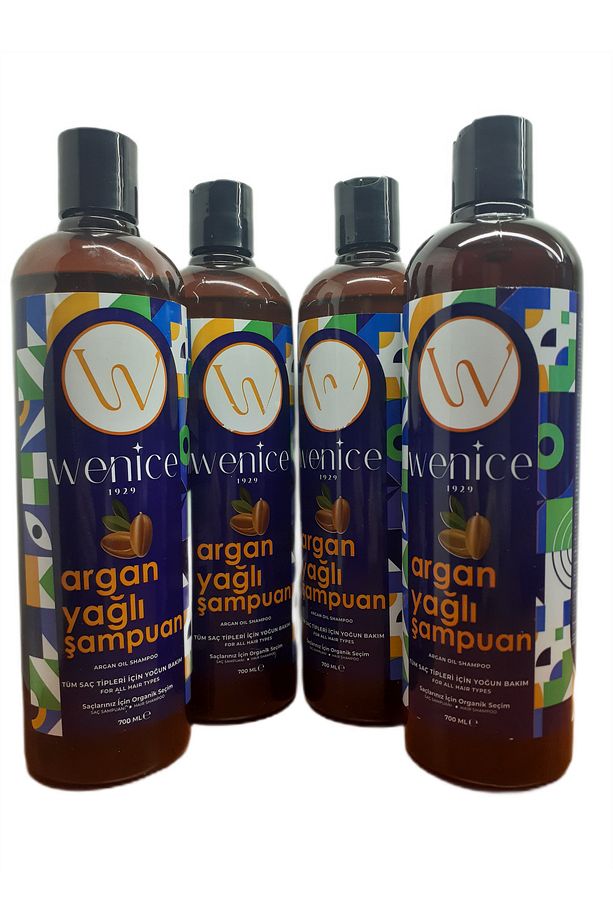 WENİCE ARGAN YAĞLI ŞAMPUAN 700 ML X 4 ADET - 1