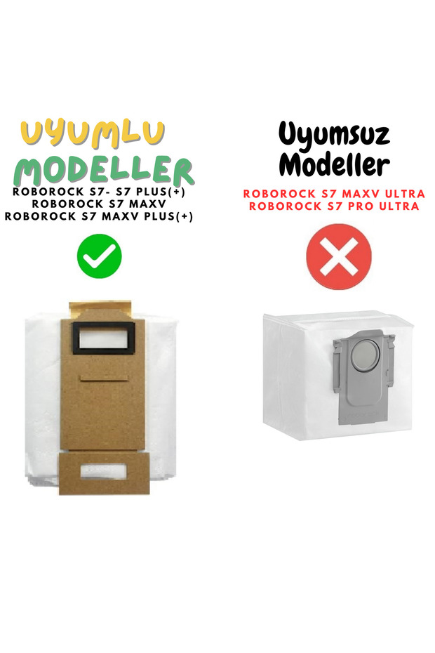 S7 S7 Max S7 Maxv Uyumlu Robot Süpürge Toz Torbası 1 Adet - 3