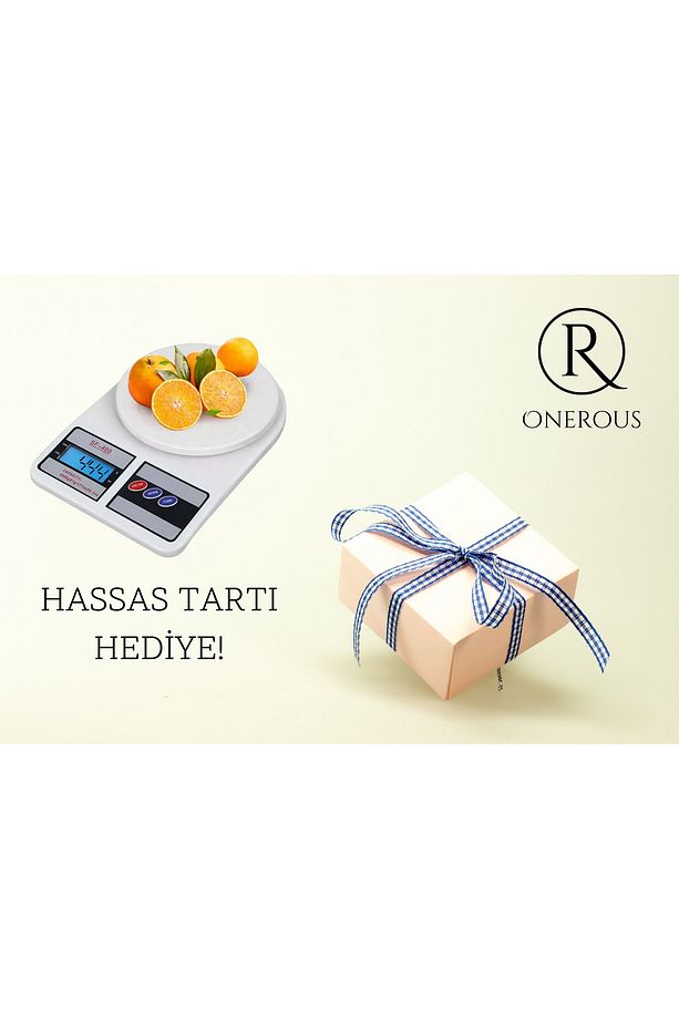 6 In 1 Çok Amaçlı Mutfak Robotu , 2000w Turbolu Güçlü Motor, 1,5lt Geniş Hazne Tartı Hediye - 8