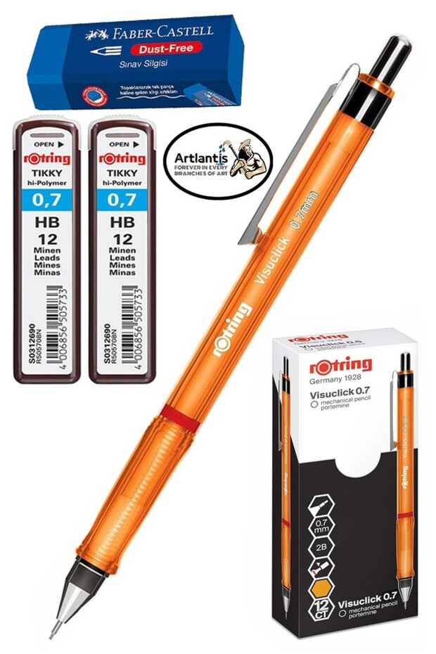 0.7 Tip Pencil Pencil Tip and Exam Eraser 1 Pack 07 Tip Pencil Mechanical Versatil Rotring Visuclick K