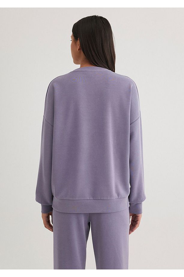 Lux Touch Tencel Tm Mor Modal Sweatshirt 168837-70608 - 4