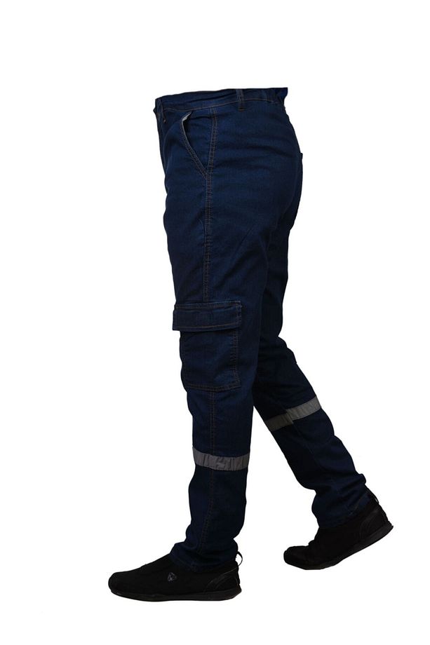 İş Pantolonu Likralı Kot - 4