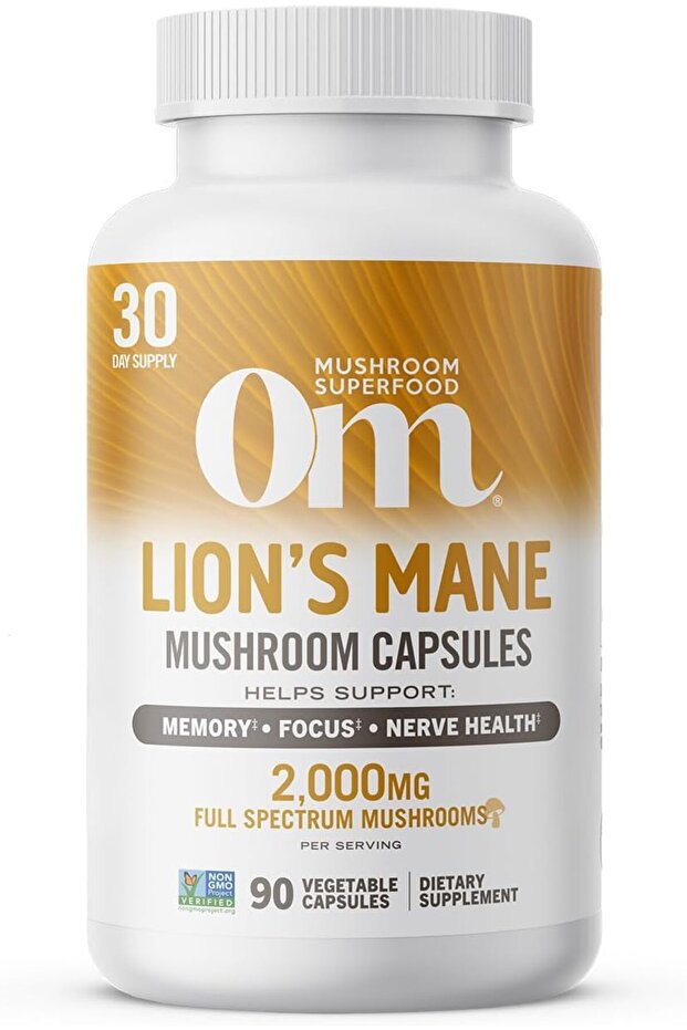 LION'S MANE MUSHROOM SUPERFOOD 90VCAPS