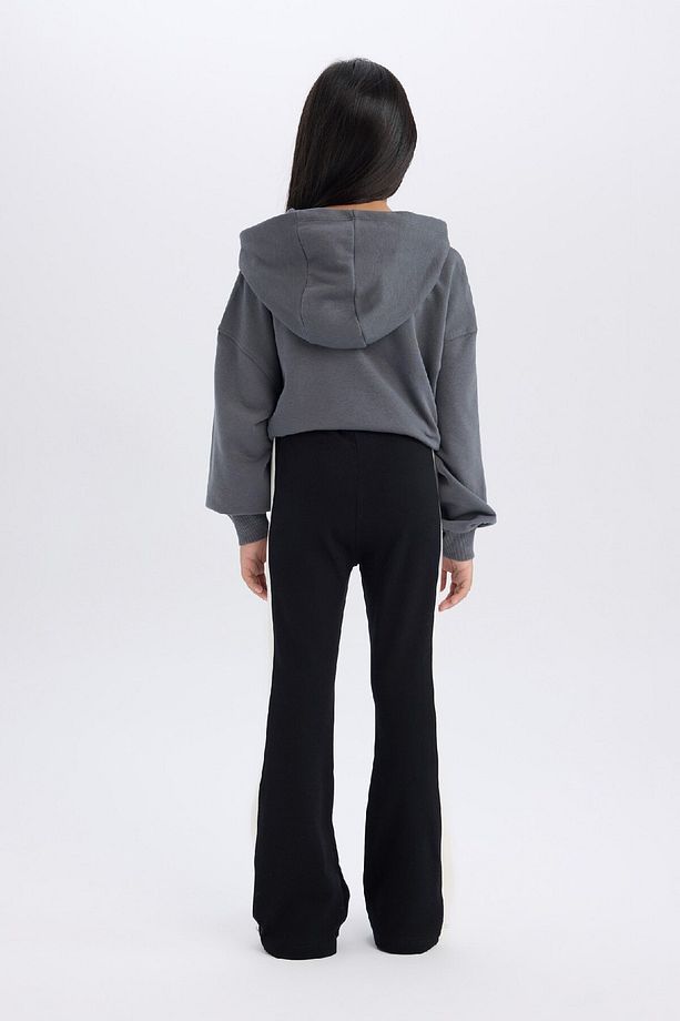 Kız Çocuk Standart Boy Ispanyol Paça Basic Düz Tayt D3888a824wn - 6