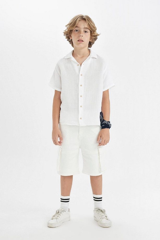 Erkek Çocuk Jean Şort C0847A824HS - 5