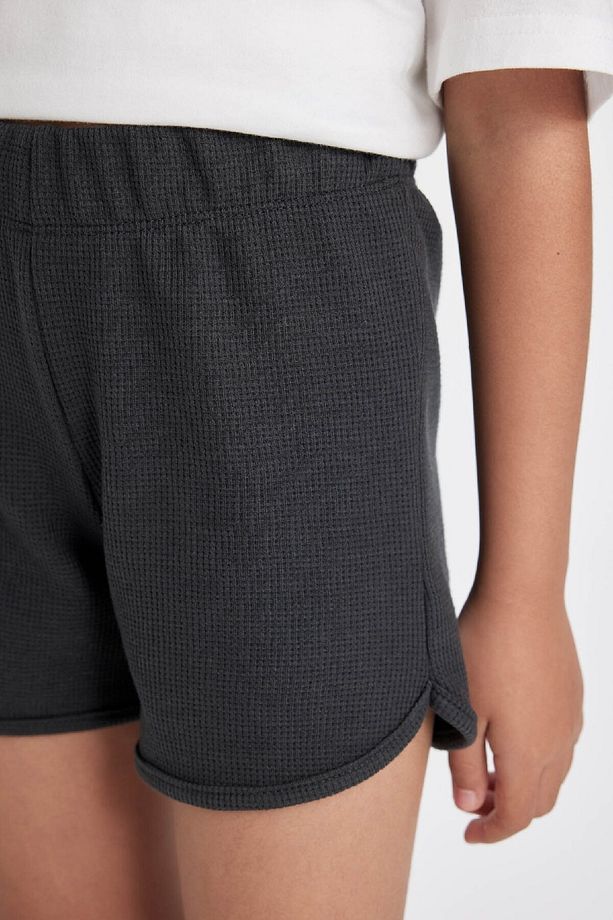 Kız Çocuk Waffle Şort D0903A824HS - 5