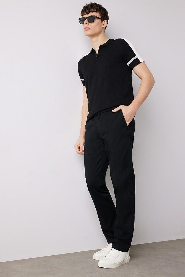 Regular Fit Normal Kesim Yazlık Düz Paça Chino Kanvas Pantolon D7349ax25sp - 3
