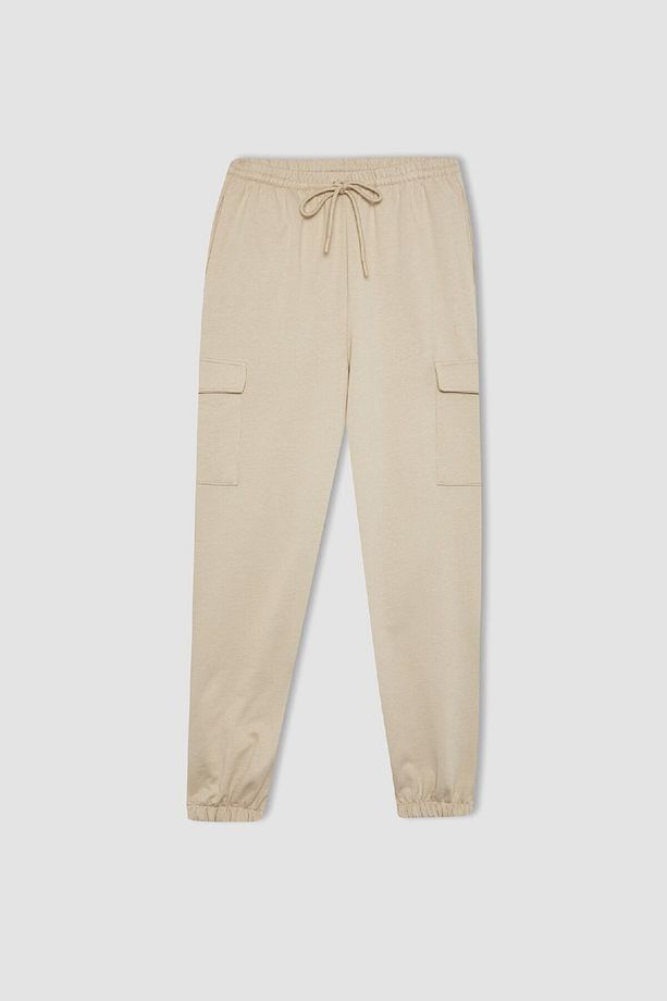Coool Jogger Eşofman Altı Düz Beli Paçası Lasitkli Kargo Cepli Basic Düz C1444ax24sp - 8