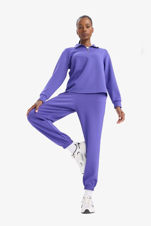 Fit Sporcu Jogger Ince Eşofman Altı Standart Fit Modal Çift Cepli Basic Düz B1794ax25sp - 5