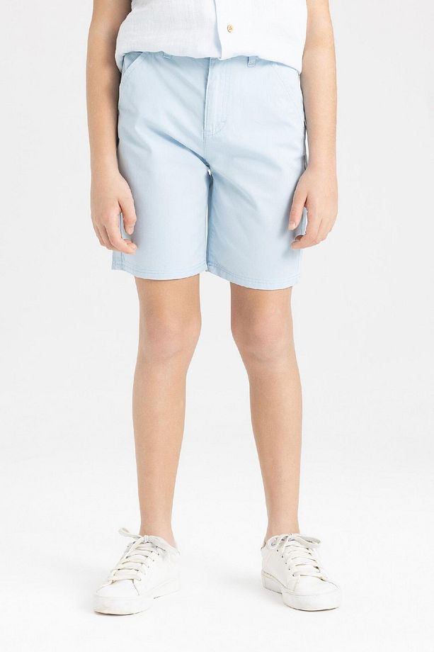 Erkek Çocuk Cepli Basic Düz Gabardin Şort C2955a824sm - 1