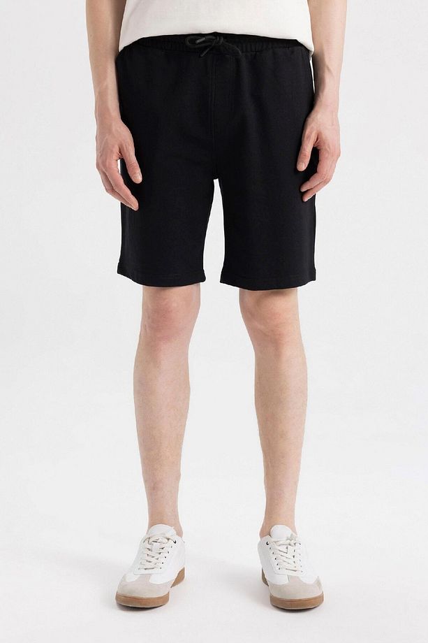 Slim Fit Dar Kesim Cepli Basic Düz Bermuda Şort W1105az24sm - 1