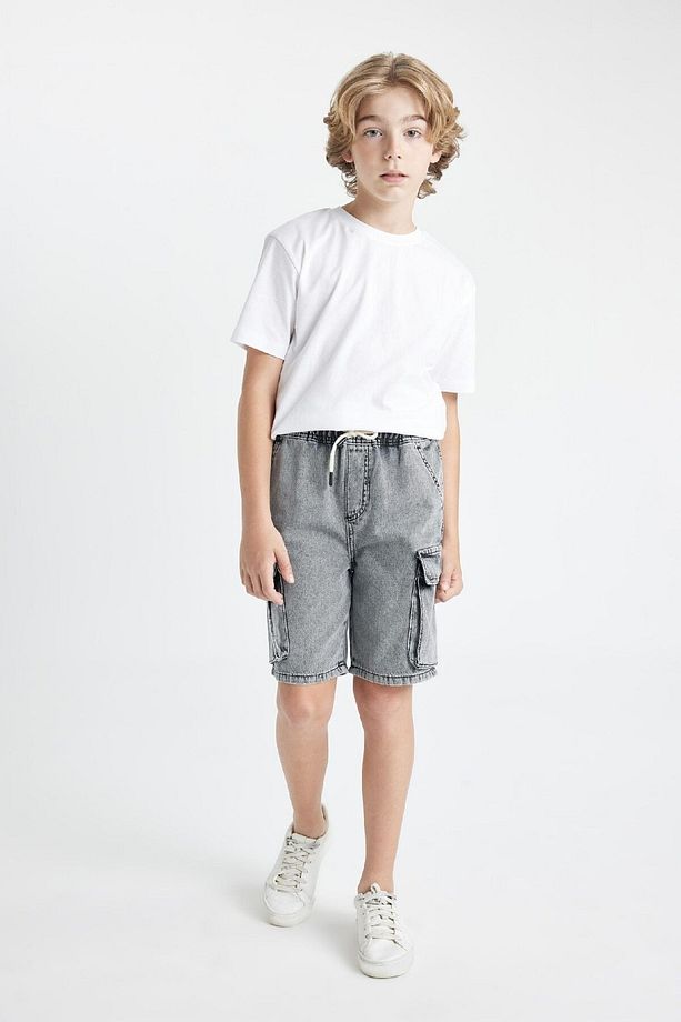 Erkek Çocuk Jean Şort C0578a824hs - 3