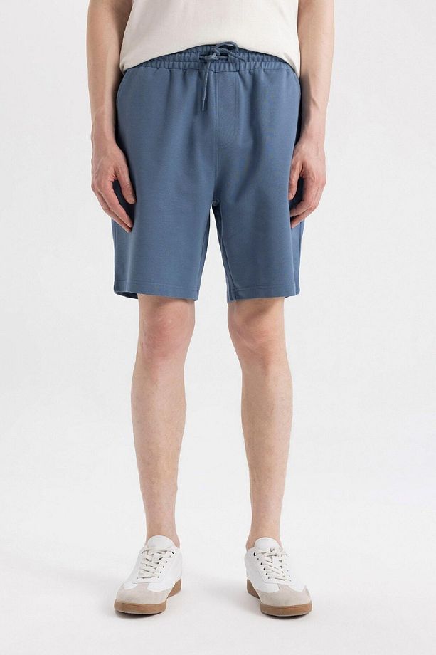 Slim Fit Dar Kesim Cepli Basic Düz Bermuda Şort W1105az24sm - 1