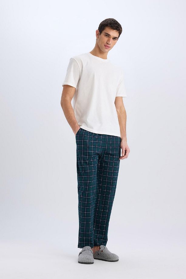 Regular Fit Kareli Cepli Pijama Altı B7254AX25SP - 2