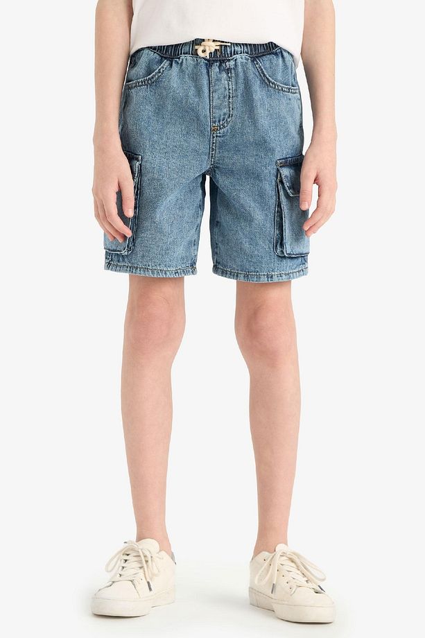 Erkek Çocuk Jean Şort D8566A825SM - 1
