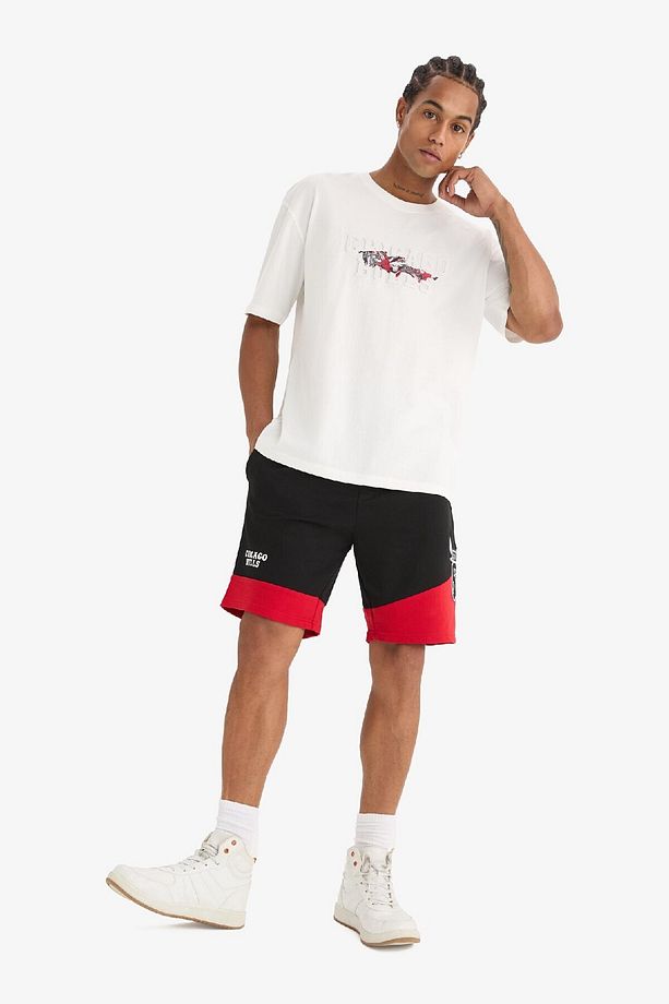 Fit Nba Chicago Bulls Standart Fit Düz Paça Şort B9894ax25sp - 3