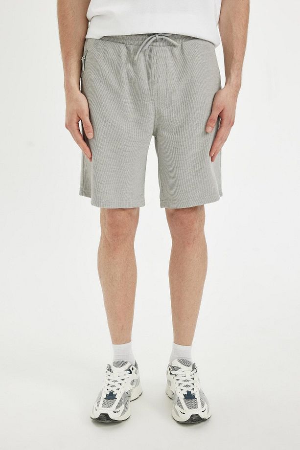 Regular Fit Düz Paça Cepli Basic Düz Şort B8792ax24sm - 1