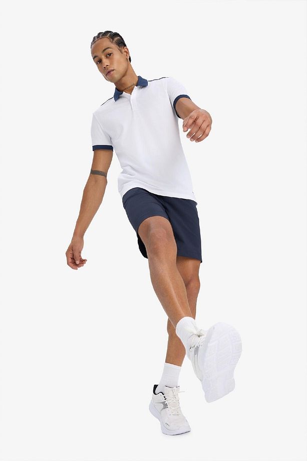DeFactoFit Slim Fit Dar Kesim Sporcu Dokuma Şort D9249AX25SP - 6