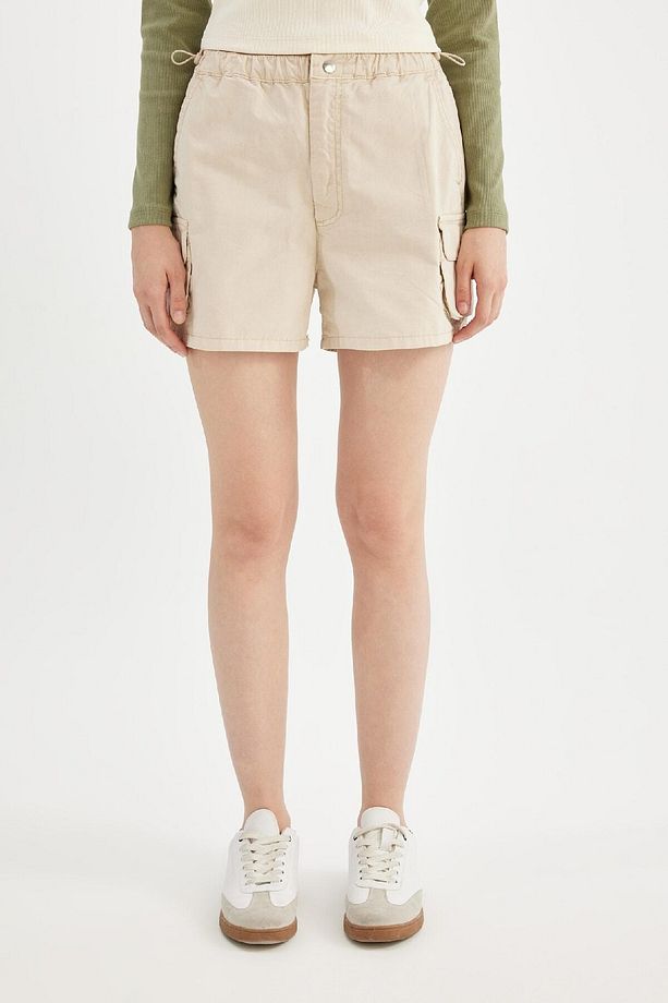 Coool Regular Fit Normal Bel Kısa Paça Gabardin Şort A3688AX24HS - 1