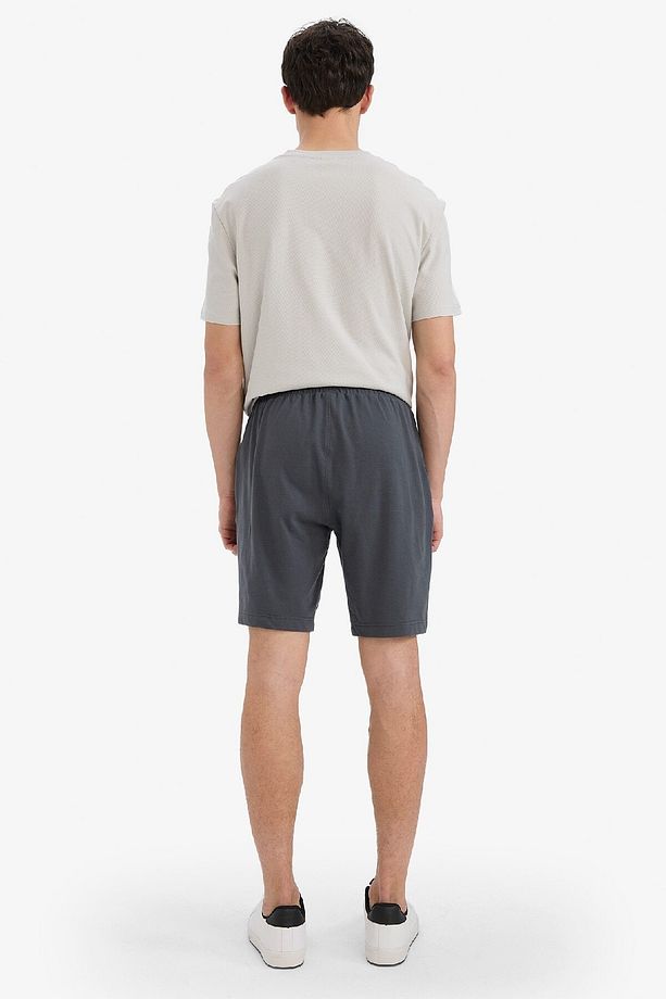 Slim Fit Dar Kesim Cepli Pamuklu Basic Düz Bermuda Şort W1105az25sp - 5