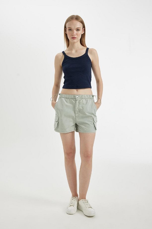 Coool Regular Fit Normal Bel Kısa Paça Gabardin Şort A3688AX24HS - 2