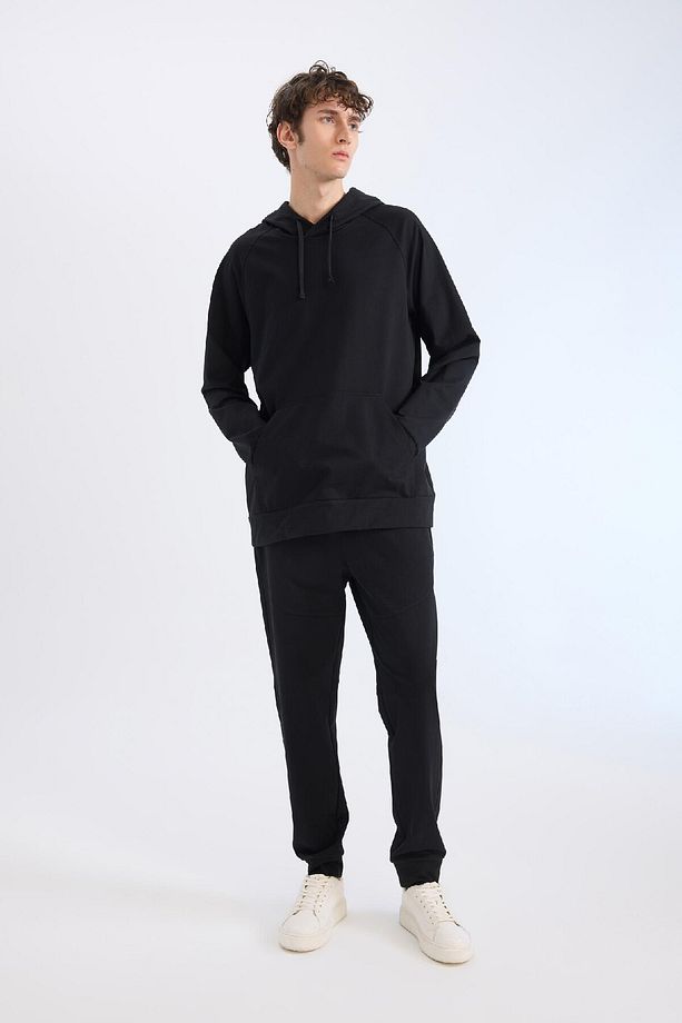 DeFactoFit Slim Fit Sporcu Jogger Eşofman Altı Dar Kesim Standart Paça Basic Düz D8018AX25SP - 5