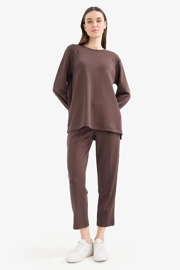 Regular Fit Esnek Belli Cepli Basic Düz Pantolon E1954ax25sp - 3