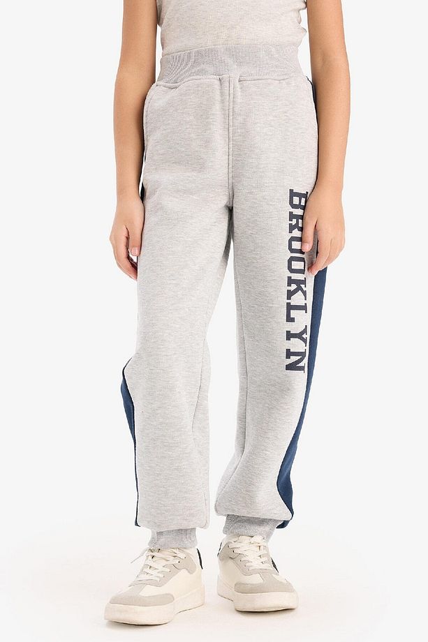 Kız Çocuk Baskılı Kalın Jogger Eşofman Altı D7010A824WN - 1