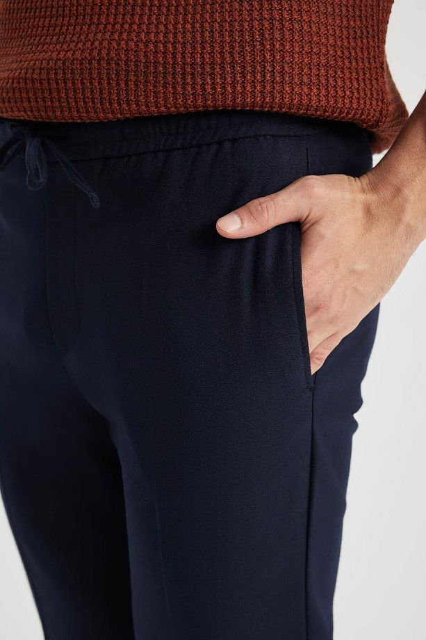 Yün Görünümlü Jogger Pantolon Cepli Düz Paça C1474ax23wn - 7