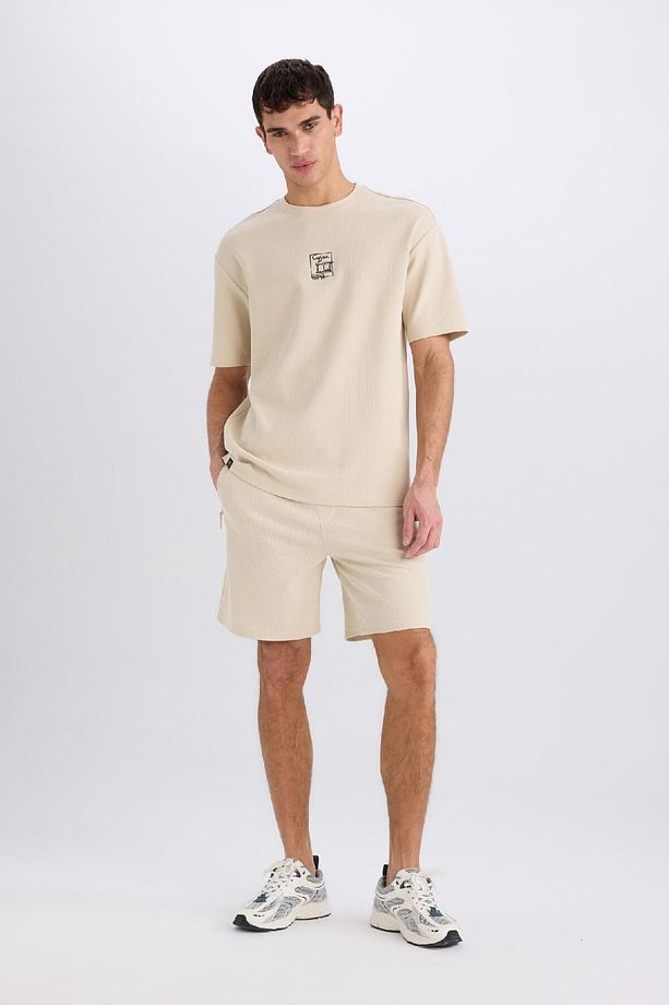 Regular Fit Düz Paça Cepli Basic Düz Şort B8792ax25sm - 4