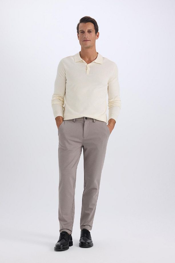 Jogger Yazlık Kumaş Pantolon Basic Düz Cepli Düz Paça T6317AZ25SP - 6