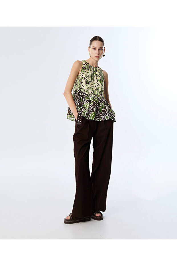 ÇİÇEK DESEN BLUZ - 2