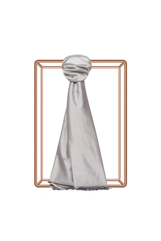 Lame Plain Silk Shawl