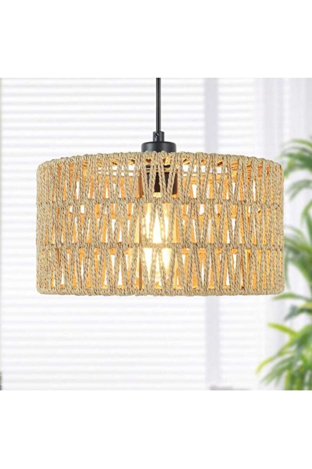 علاقي مفرد تصميم ريفي من الخيزران - 5