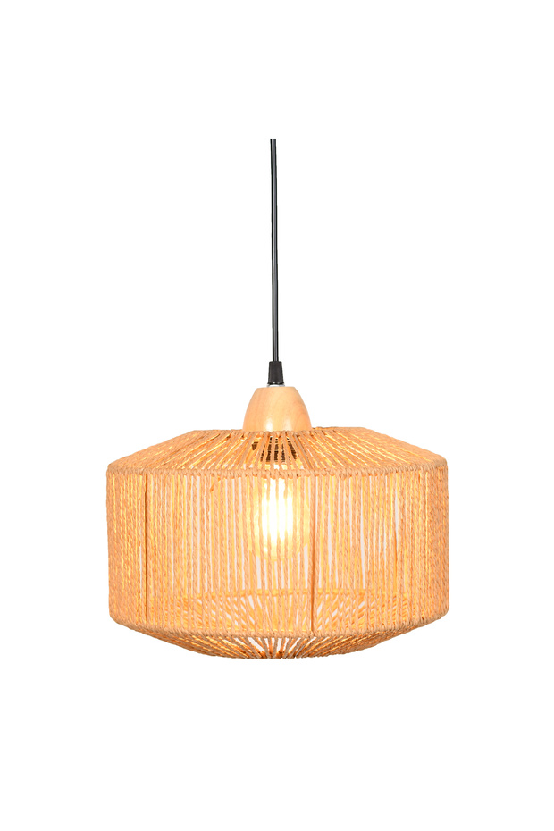 علاقي مفرد تصميم ريفي من الخيزران - 7