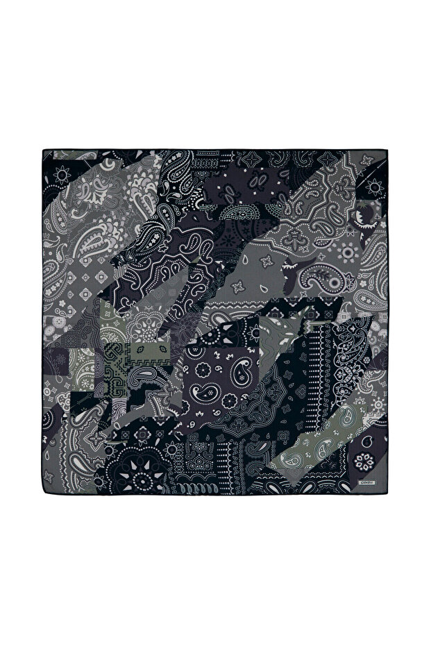 Patchwork Desenli Ipek Mendil Model 18 - 1