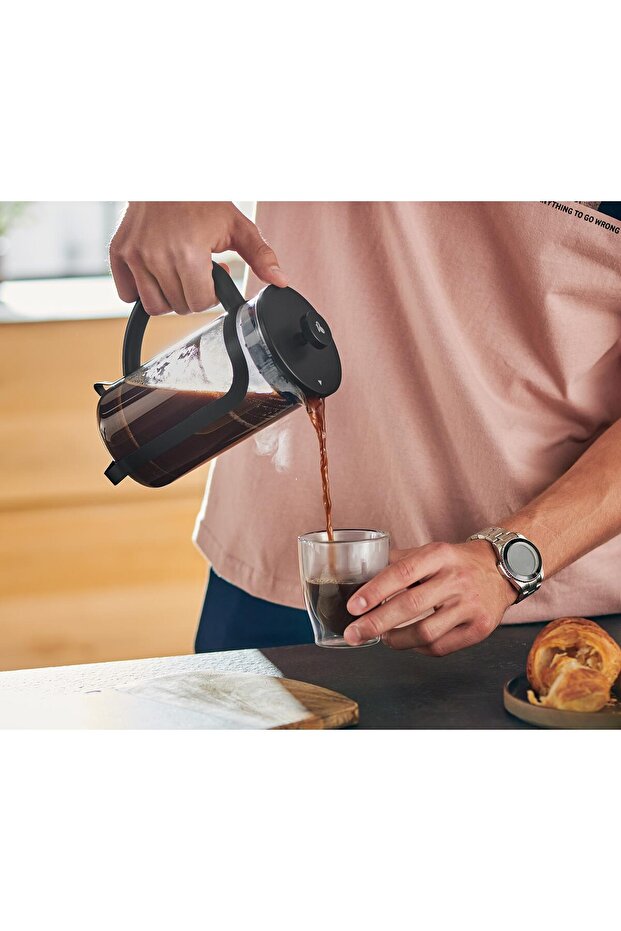 French Press, Siyah 300 ml - 1