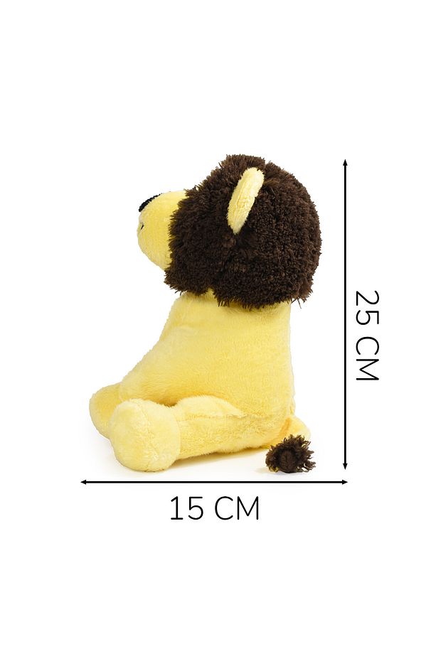 Peluş Aslan 25 CM - Yumuşak ve Canlı Renklerde Aslan Oyuncak - 4