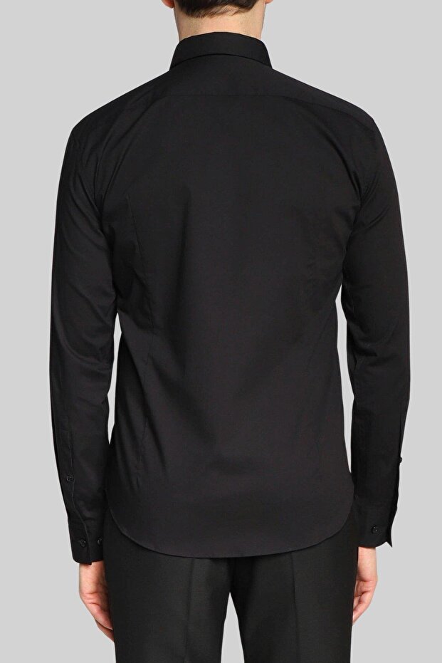 Erkek Regular Fit Gömlek Siyah - 4