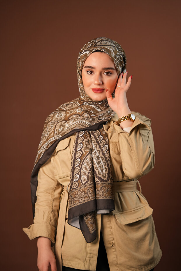 Patterned Soft Shawl - 2